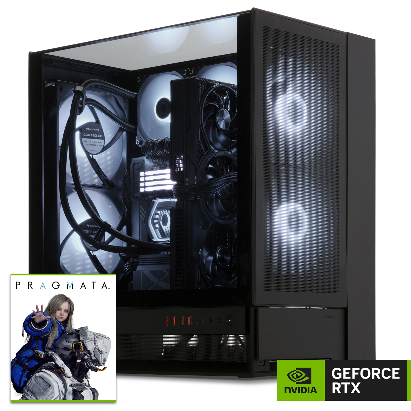 Gaming PC, AMD Ryzen 7 7700X, Geforce RTX5070Ti Pragmata Bundle