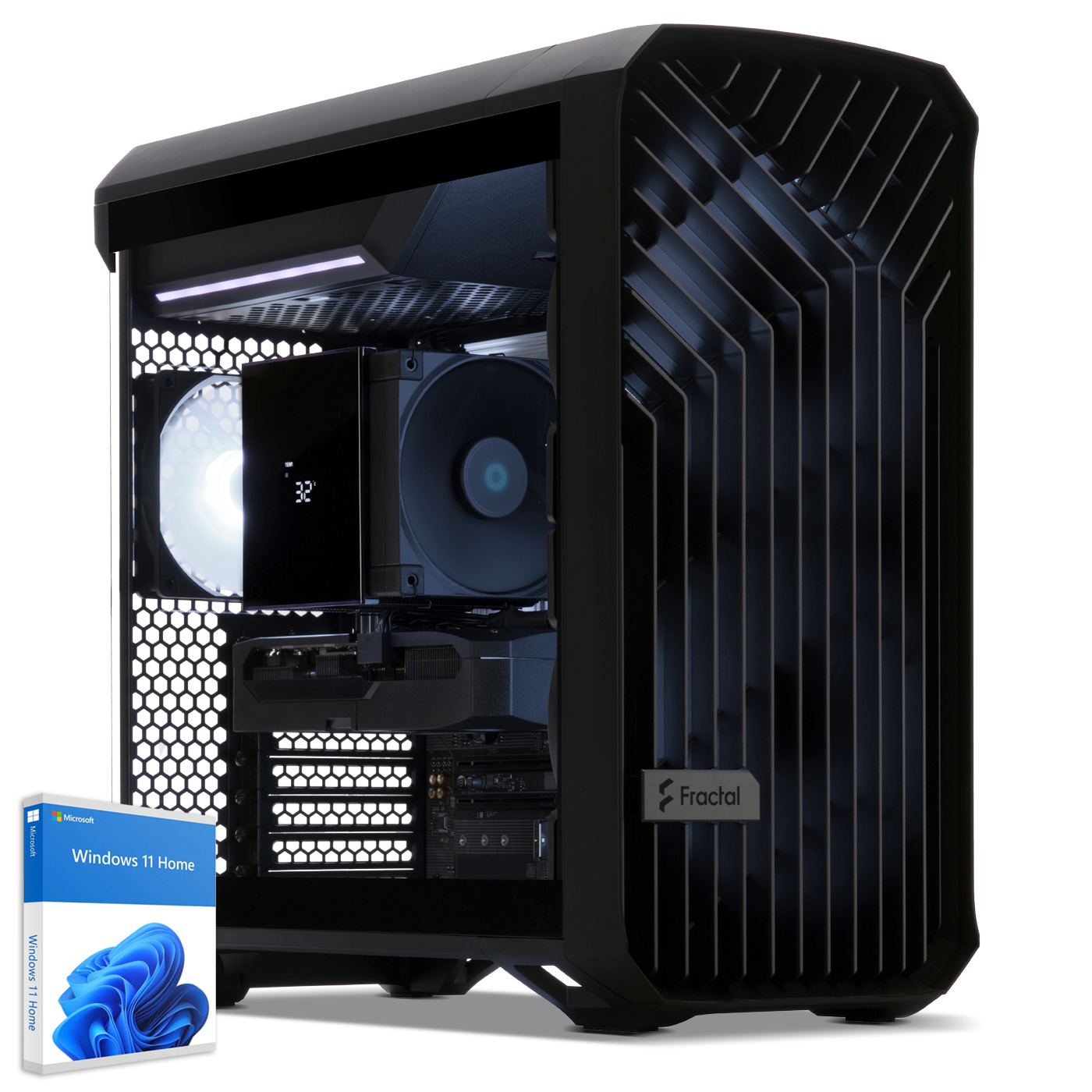 Workstation, AMD Ryzen 5 7500F, Radeon RX 9070XT