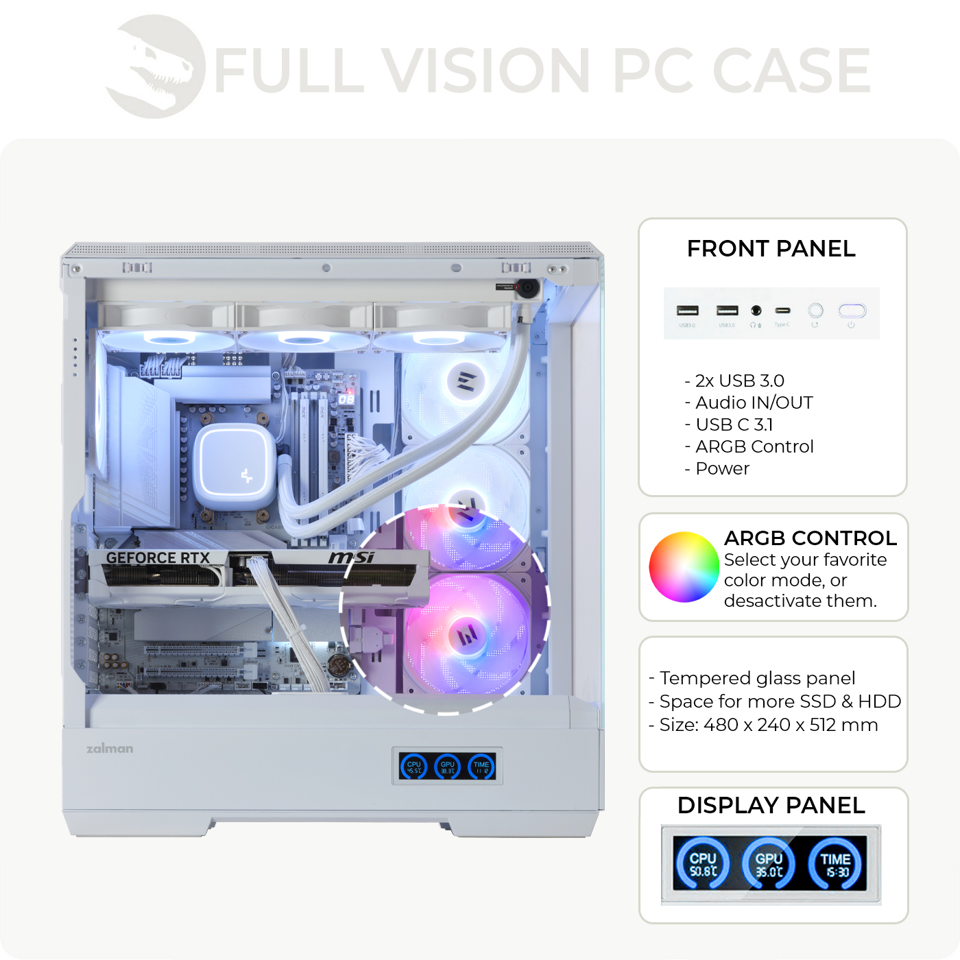 Gaming PC, AMD Ryzen 7 9800X3D, Geforce RTX5080