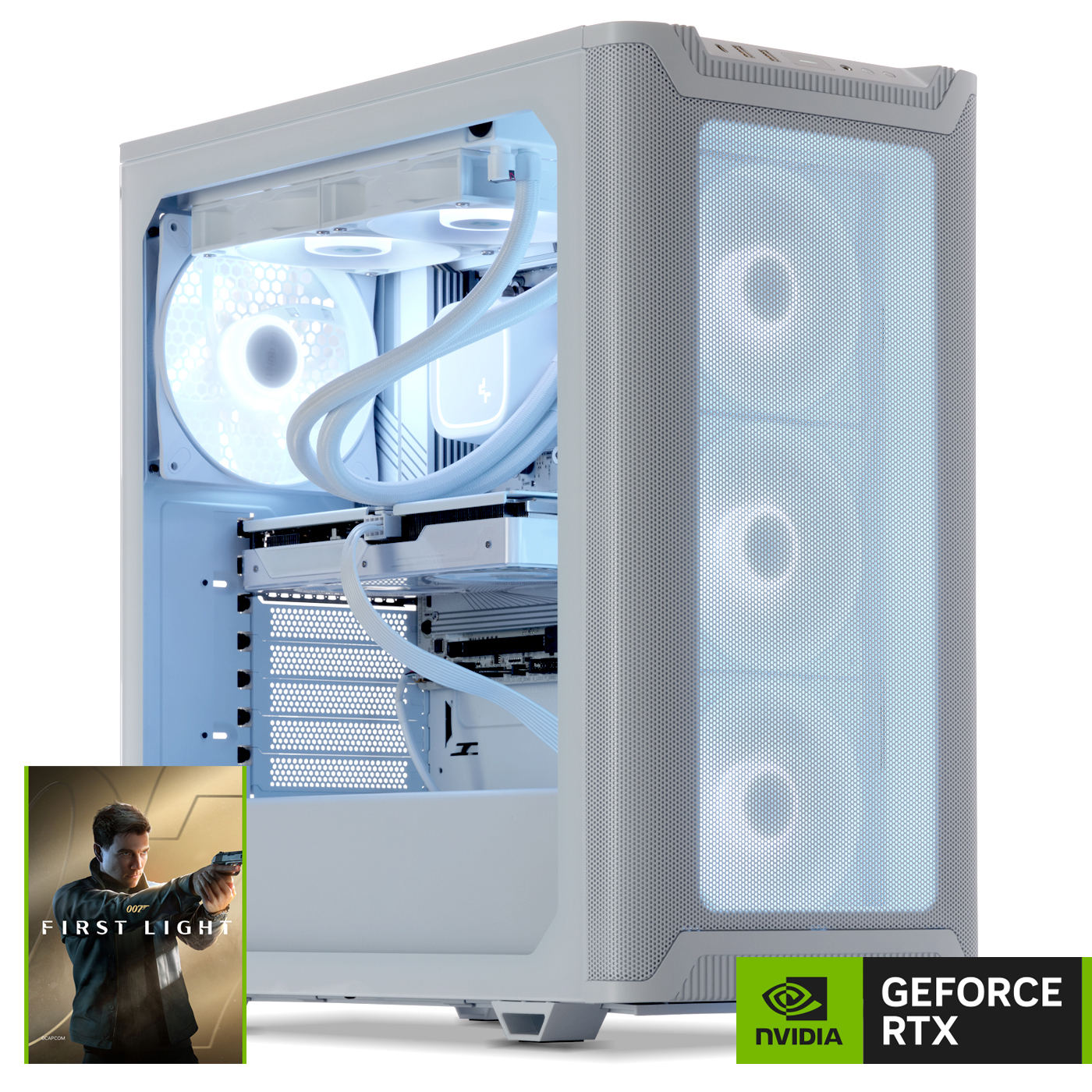 PC Gaming, AMD Ryzen 9 9900X3D, Geforce RTX5070 007 First Light Bundle