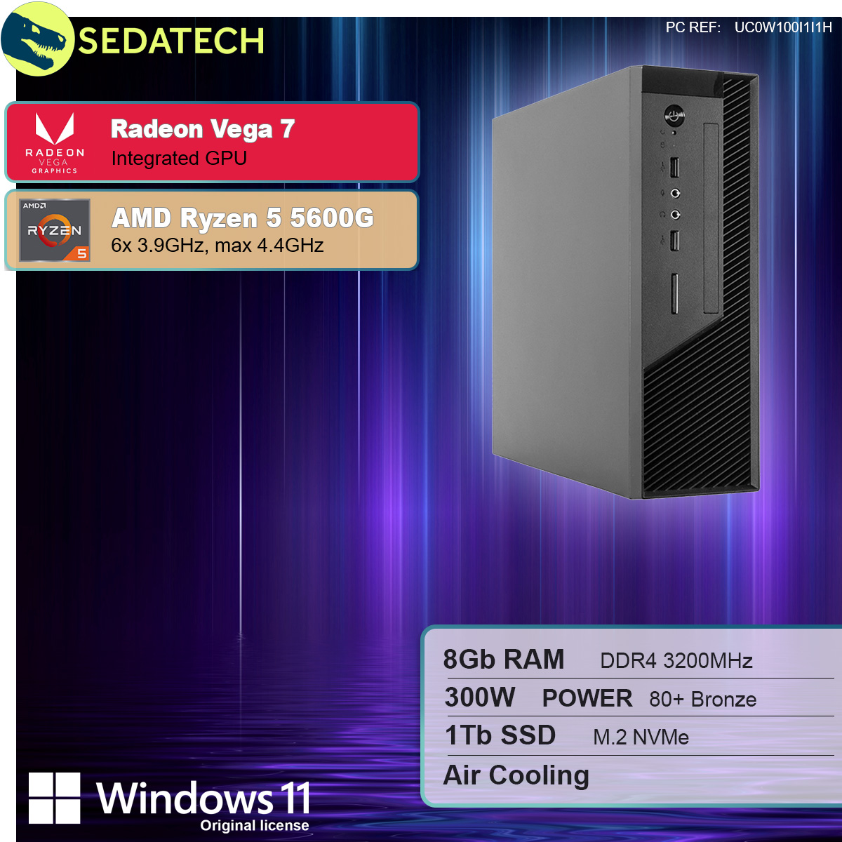 Mini-PC Evo, AMD Ryzen 5 5600G, Radeon Vega 7 Mini-PC Evo, AMD Ryzen 5 5600G, Radeon Vega 7