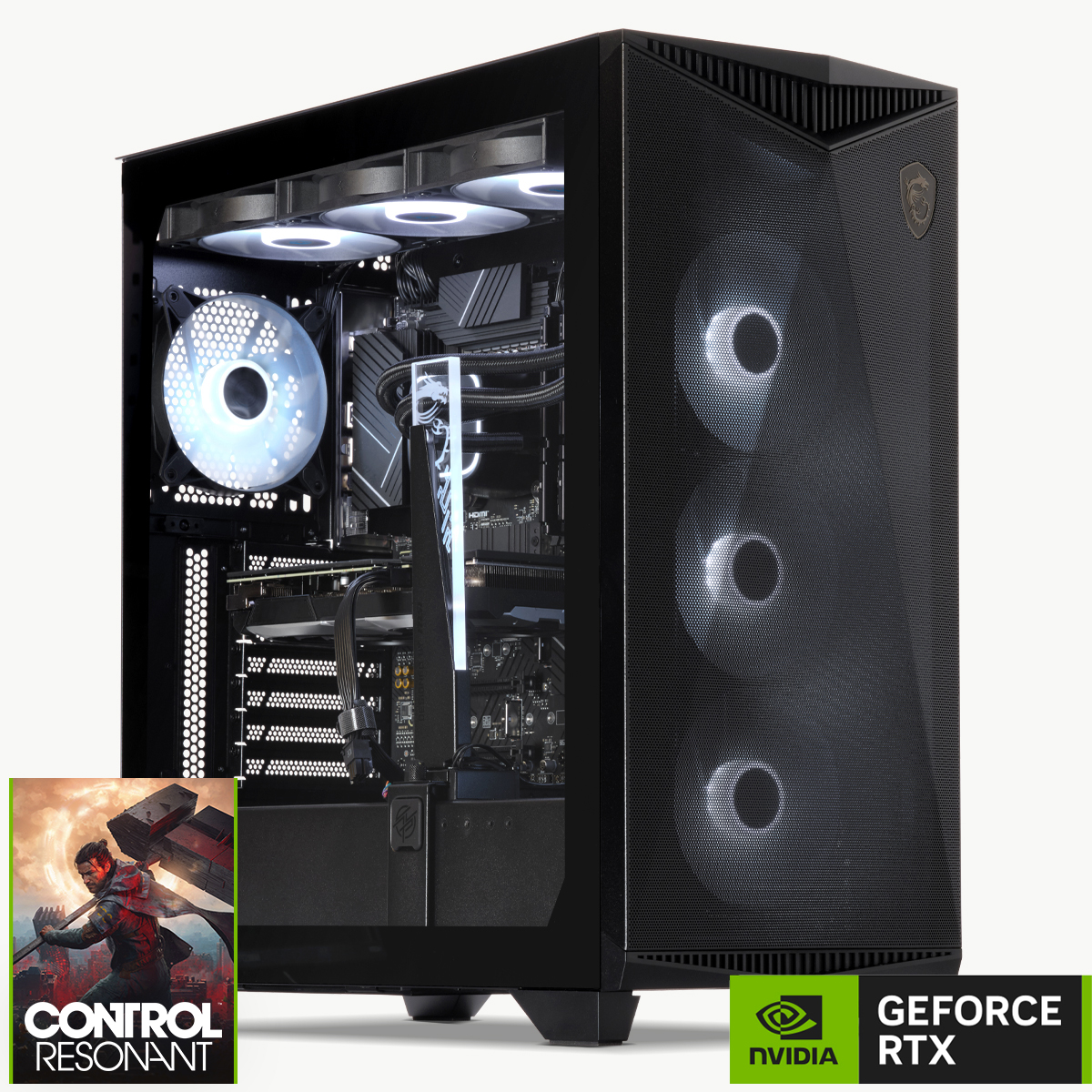PC Gaming, AMD Ryzen 9 9900X3D, Geforce RTX 5090 CONTROL Resonant Bundle