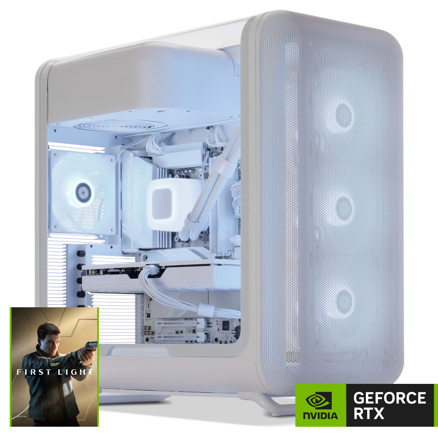 Gaming PC, AMD Ryzen 9 9900X, Geforce RTX5070 007 First Light Bundle