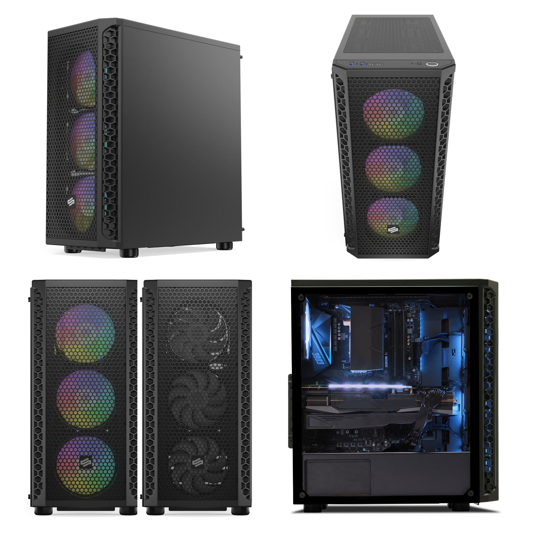 Gaming PC, AMD Ryzen 5 5500, Geforce RTX3050