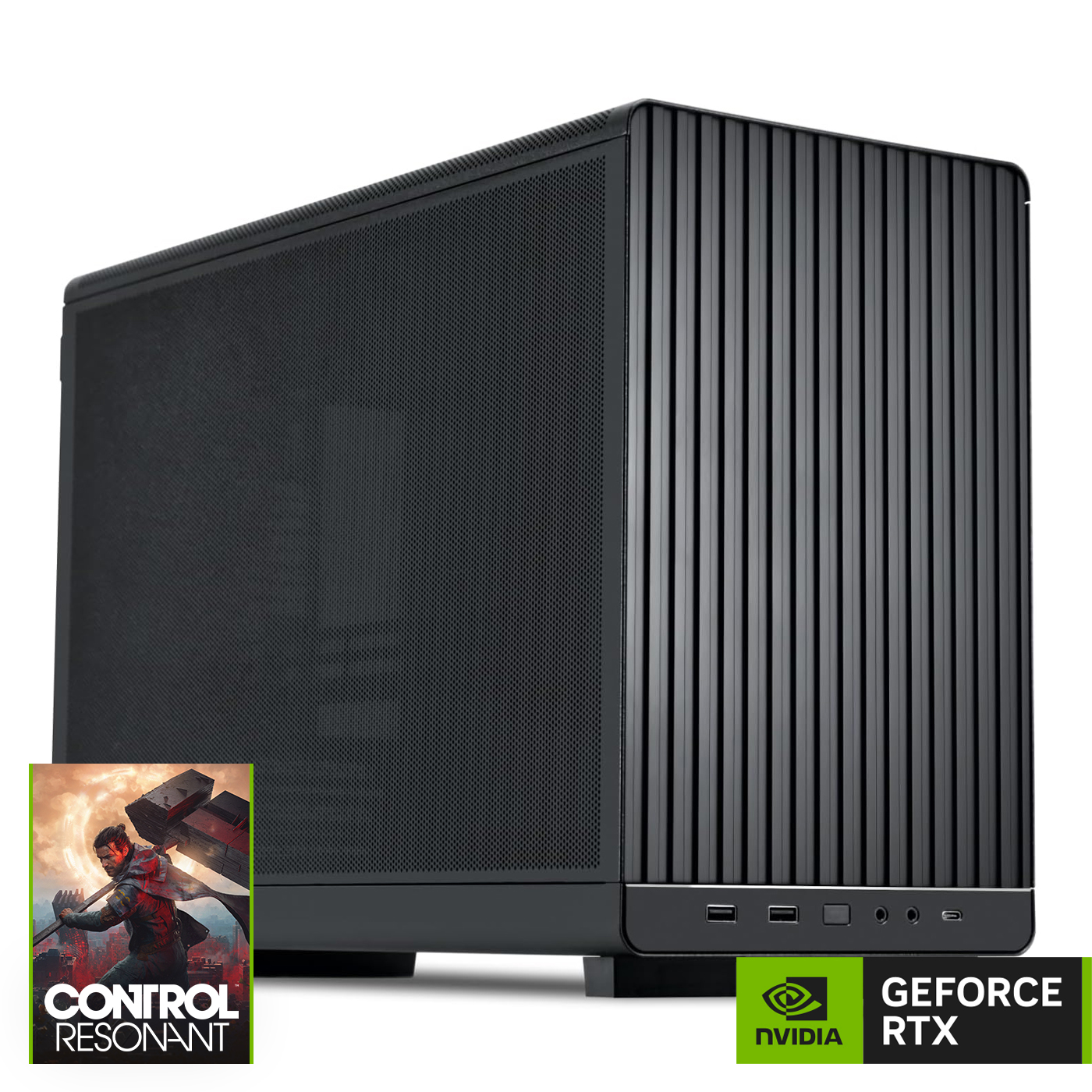 Mini-PC Biznesowy, AMD Ryzen 5 9600X, Geforce RTX 5070Ti Control Resonant