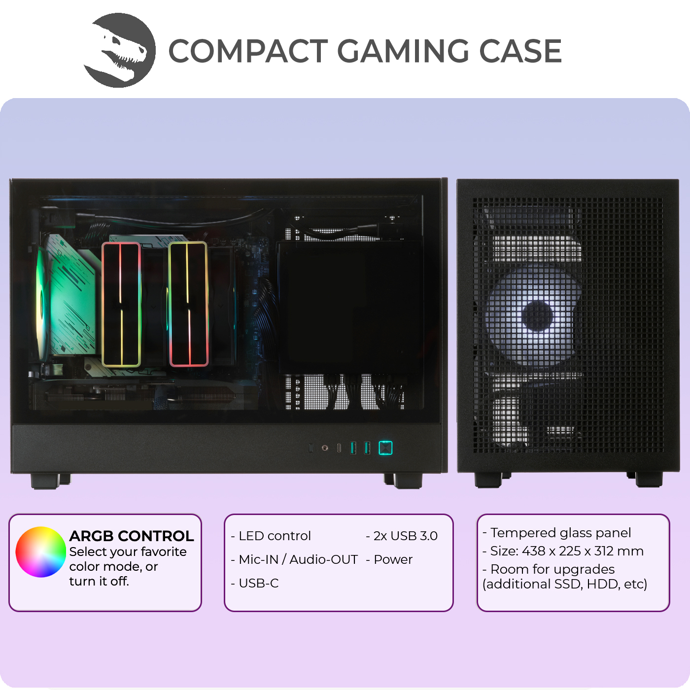 Pro Gaming Mini-PC, AMD Ryzen 7 9700X, Geforce RTX5090