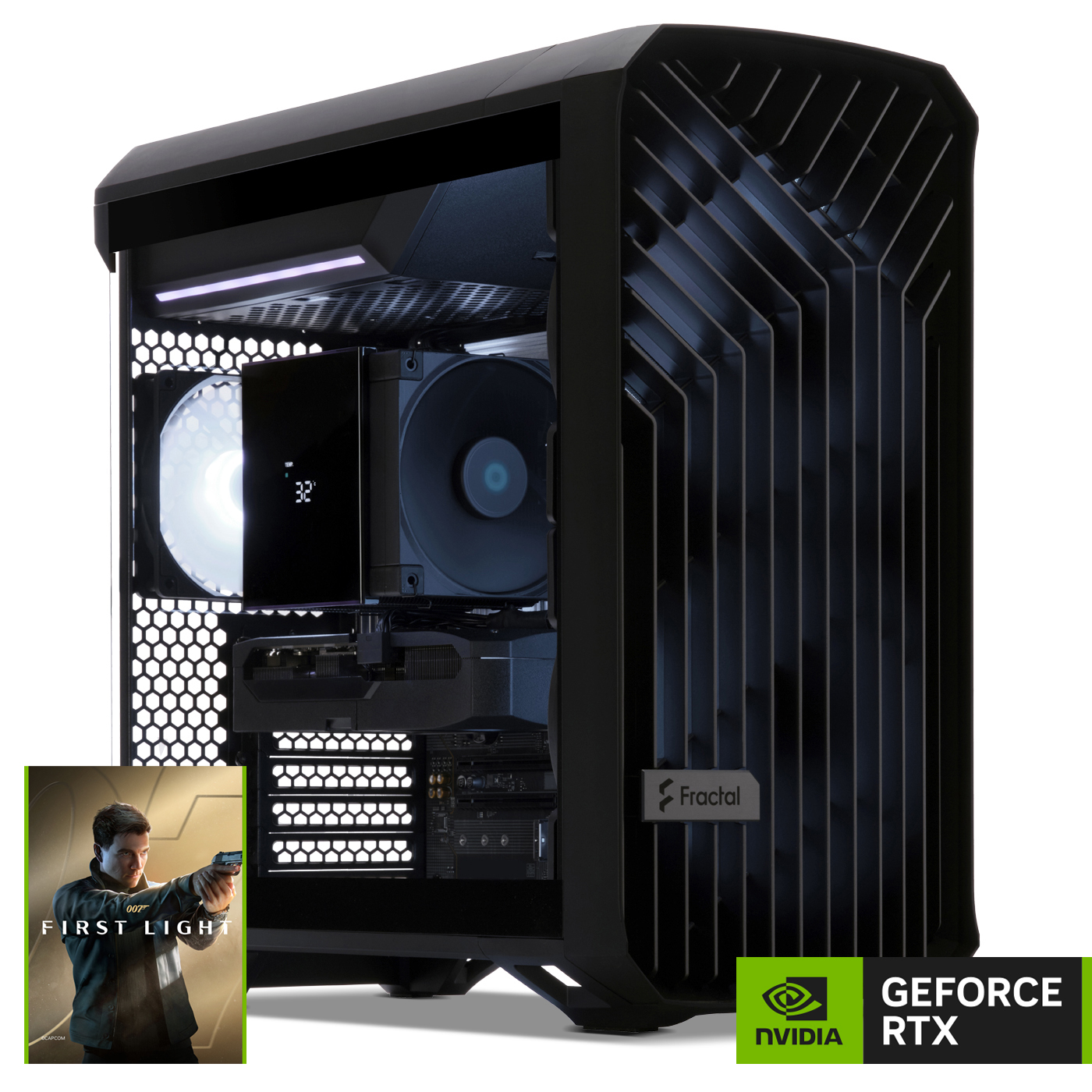 Gaming PC, Intel i7-14700KF, Geforce RTX5060Ti 16Gb 007 First Light Bundle