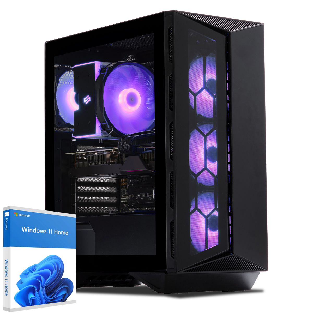 Gaming PC, AMD Ryzen 5 7500F, Geforce RTX4060Ti