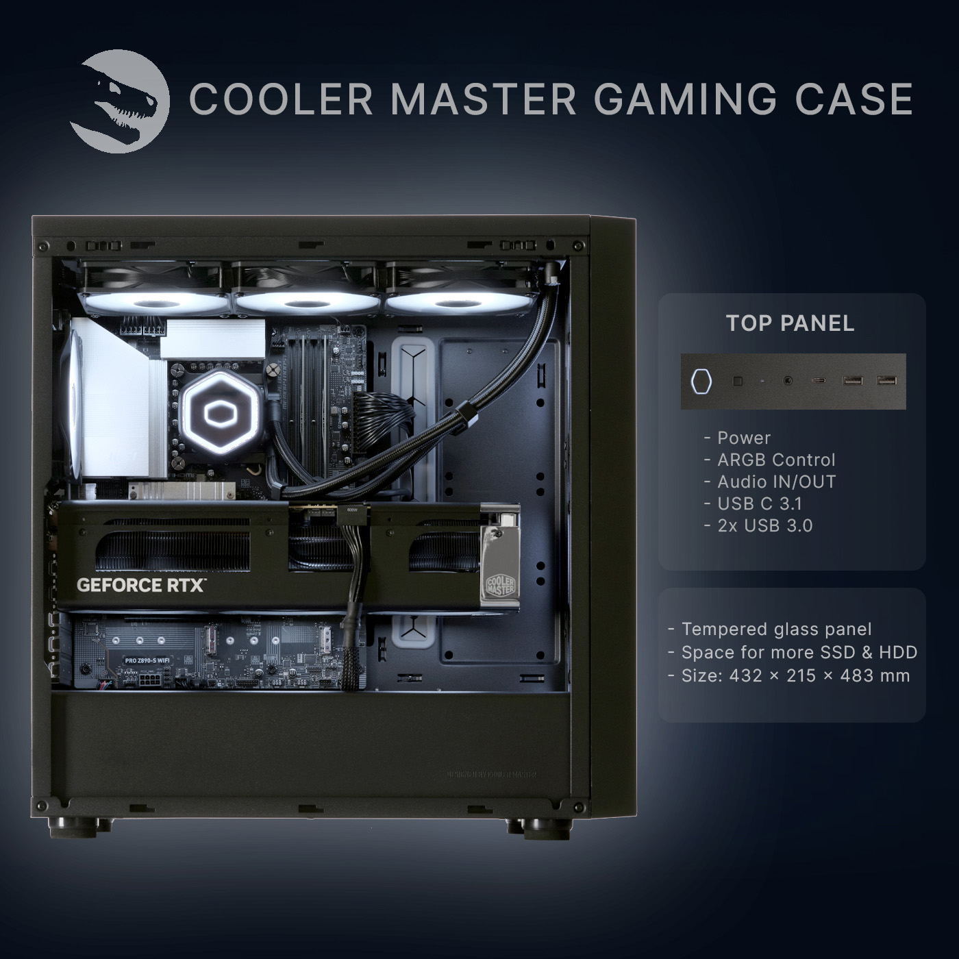 Gaming PC, AMD Ryzen 9 9950X3D, Geforce RTX 5080 CONTROL Resonant Bundle