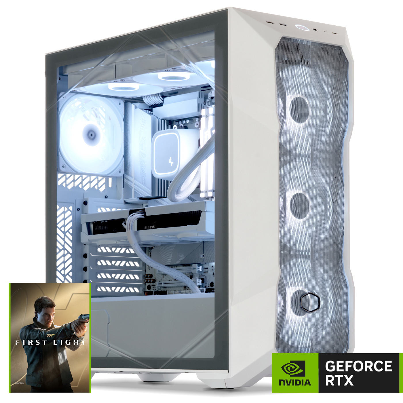 Gaming PC, AMD Ryzen 9 9900X, Geforce RTX5070 007 First Light Bundle