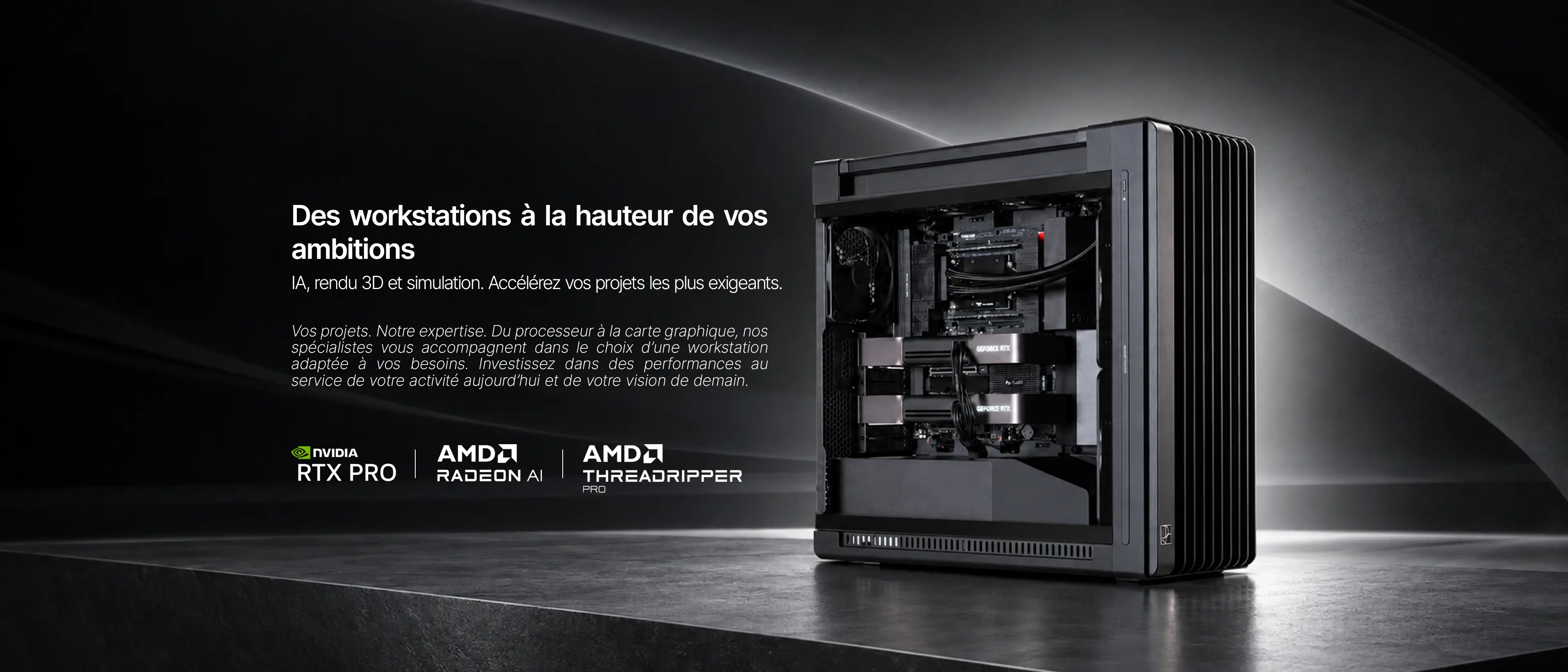Stations de travail Sedatech pour les applications professionnelles