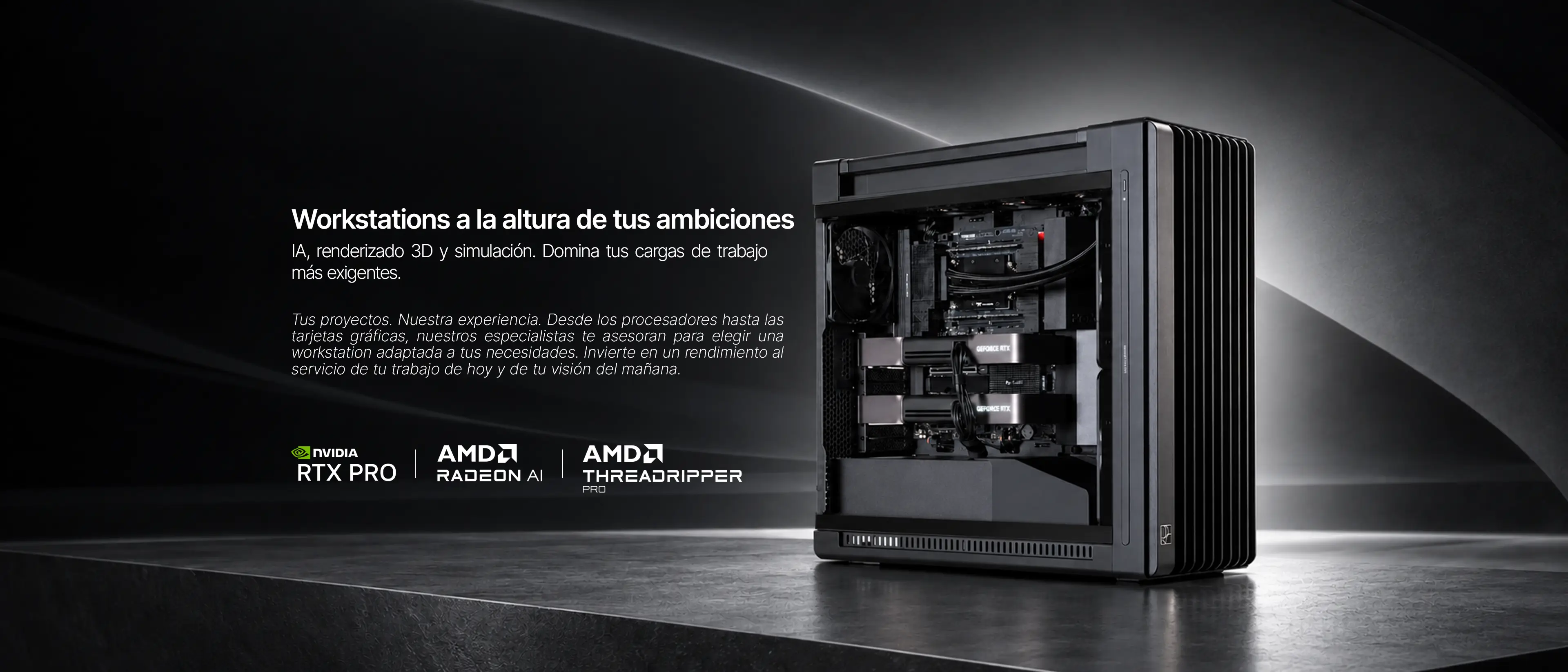 Workstations Sedatech para aplicaciones profesionales