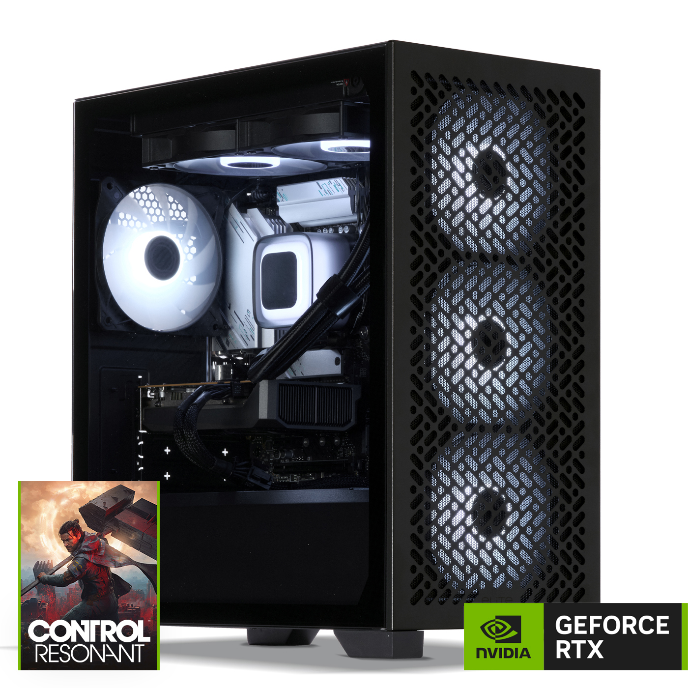 Gaming PC, AMD Ryzen 7 7800X3D, Geforce RTX 5070 CONTROL Resonant Bundle