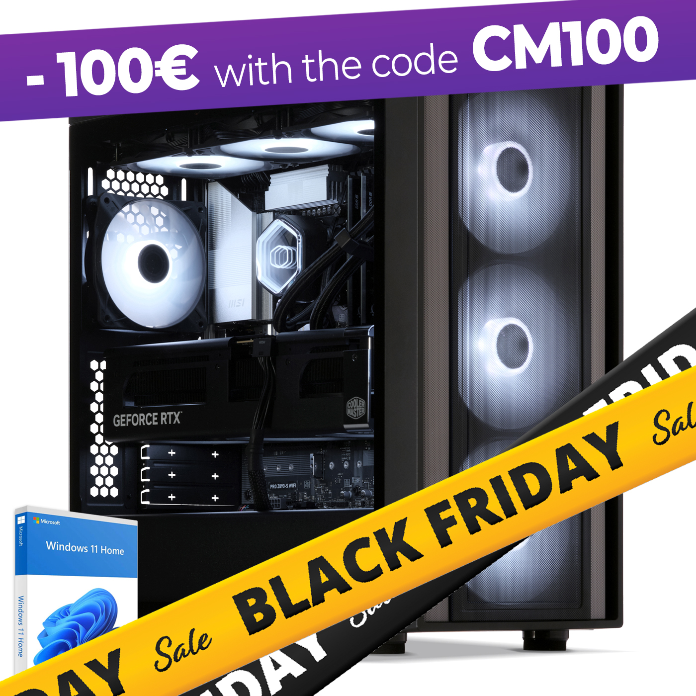 Gaming PC, Intel i5-12600KF, Geforce RTX5080