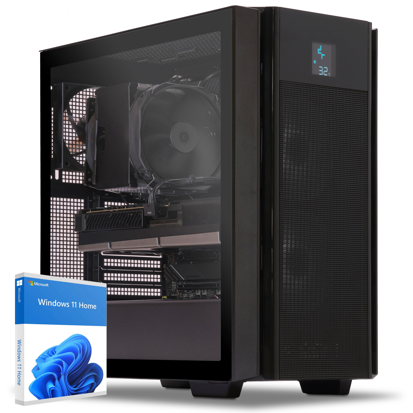 Gaming PC, AMD Ryzen 9 5900X, Radeon RX 9070XT