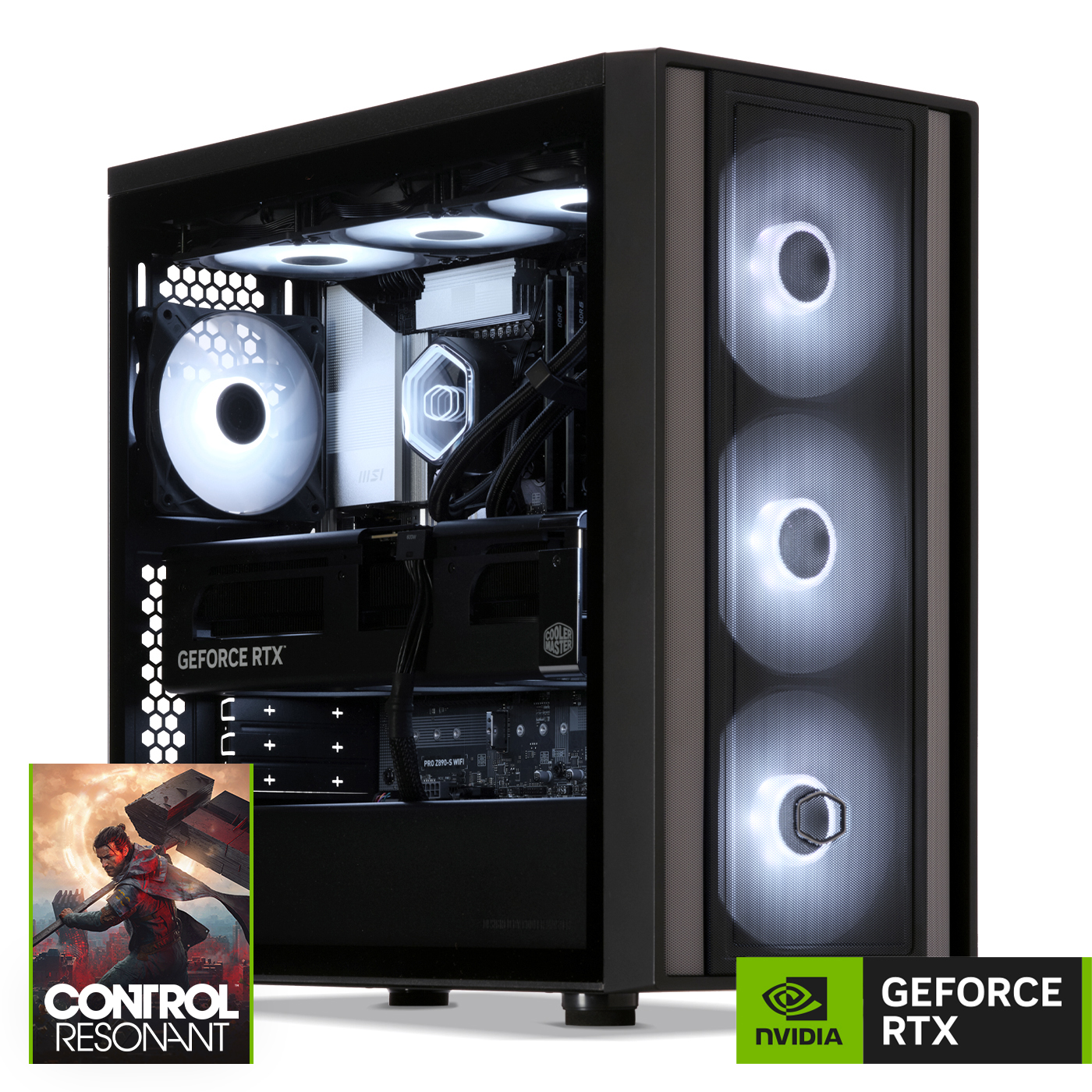 PC Gaming, Intel i5-12600KF, Geforce RTX 5080 CONTROL Resonant Bundle