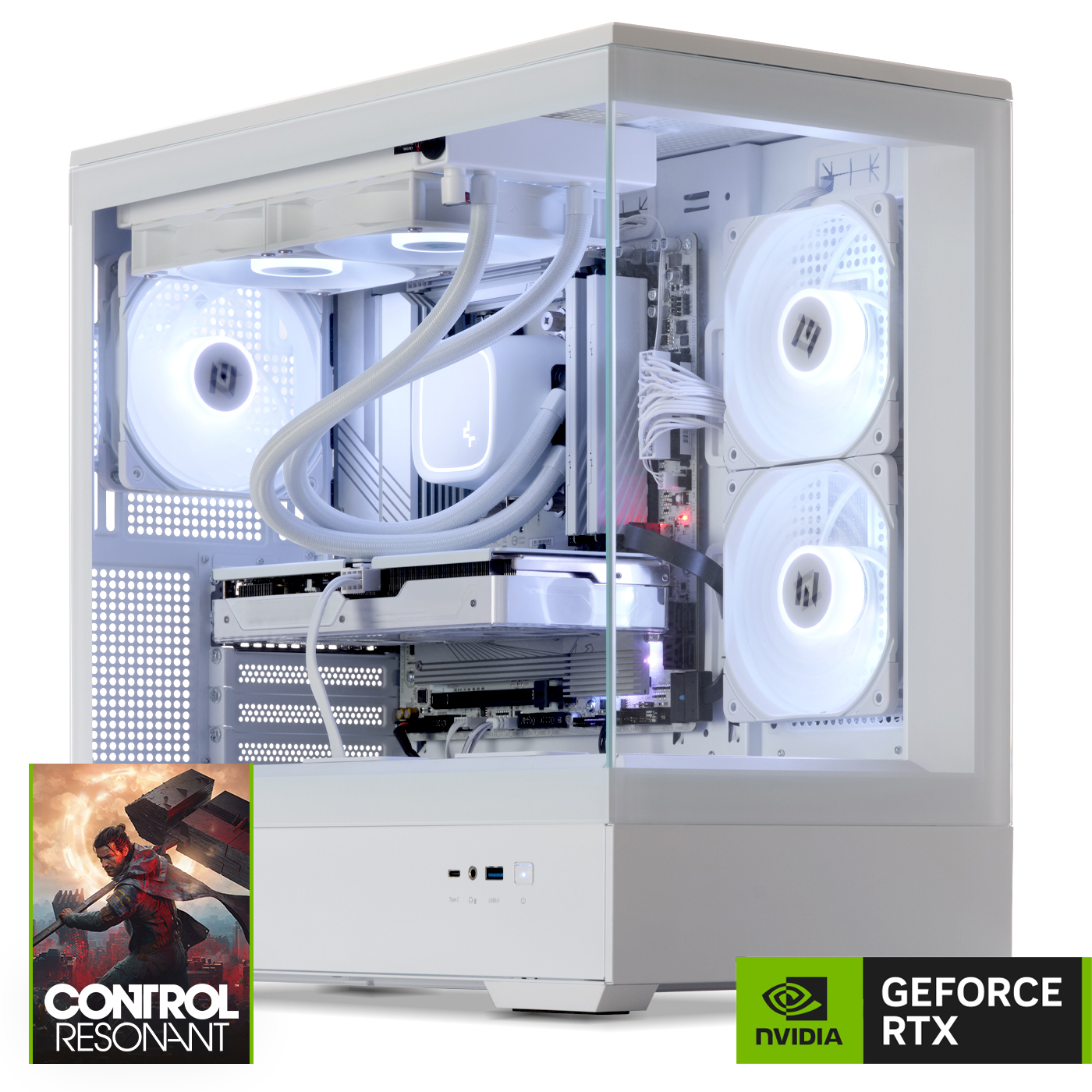 PC Gaming, AMD Ryzen 7 9800X3D, Geforce RTX 5080 CONTROL Resonant Bundle