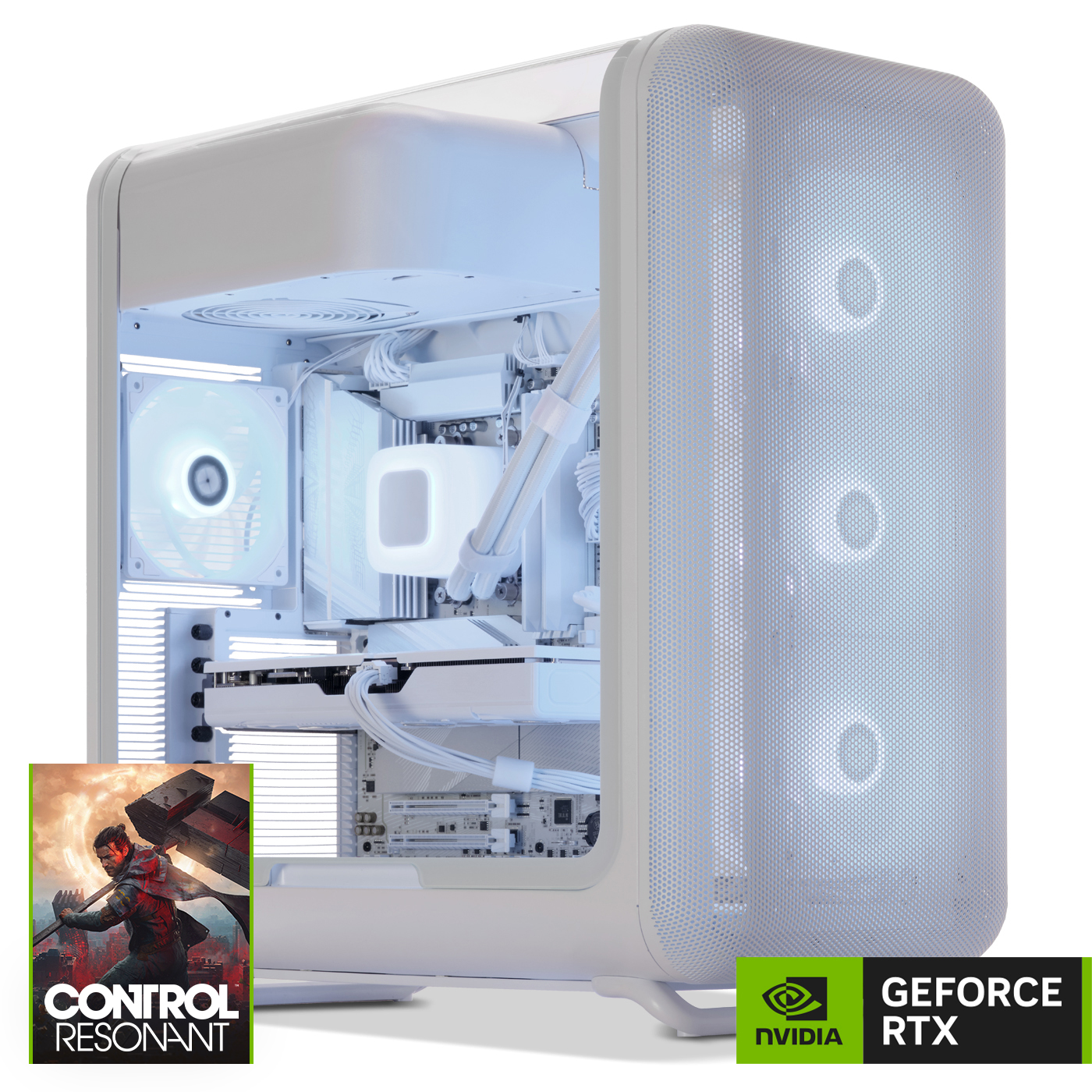 PC Gamer, AMD Ryzen 9 9900X, Geforce RTX 5070 Control Resonant