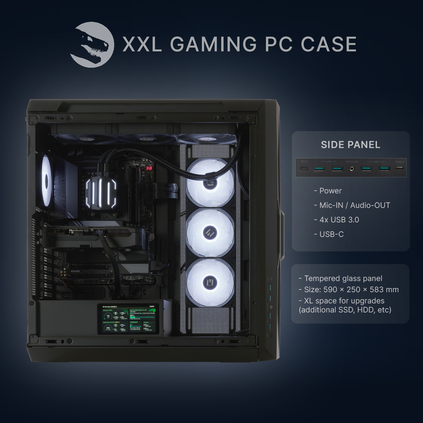 Gaming PC, Intel Core Ultra 7 265KF, Geforce RTX5070