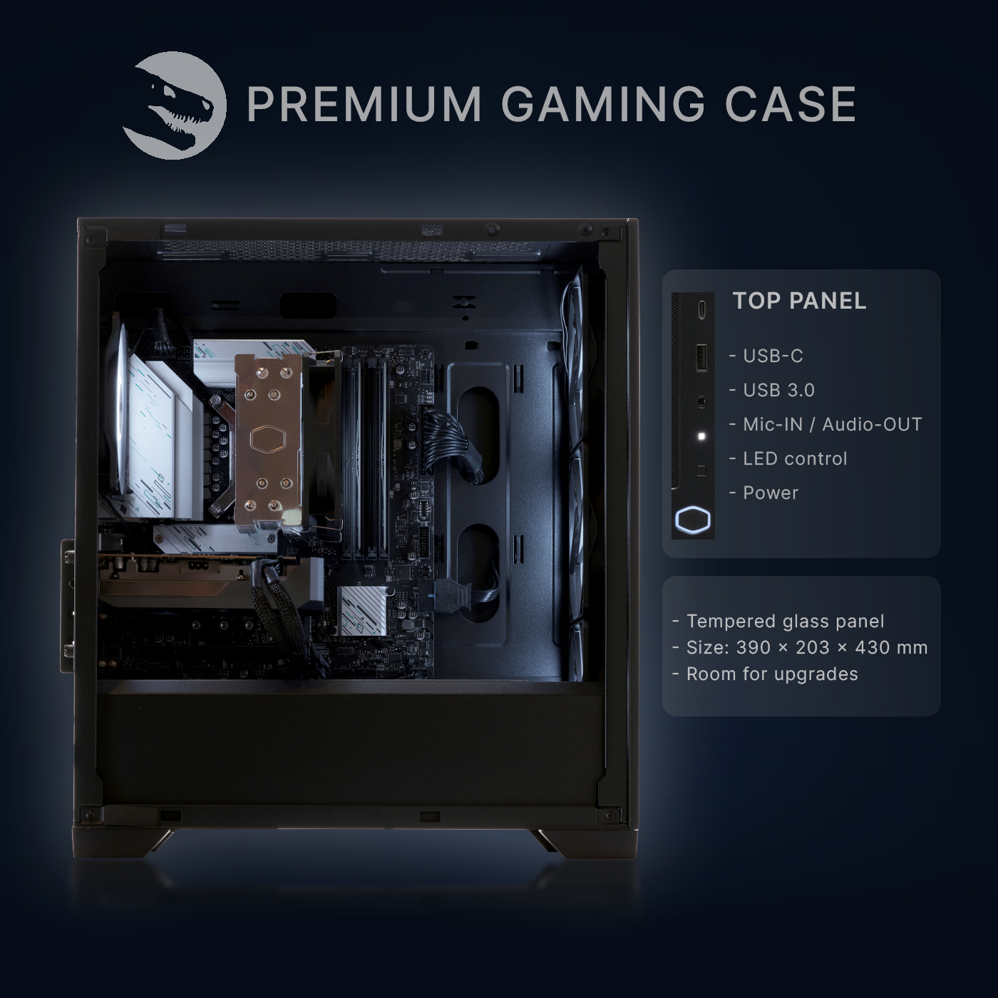 PC Gamer, Intel i5-14400F, Geforce RTX 5070