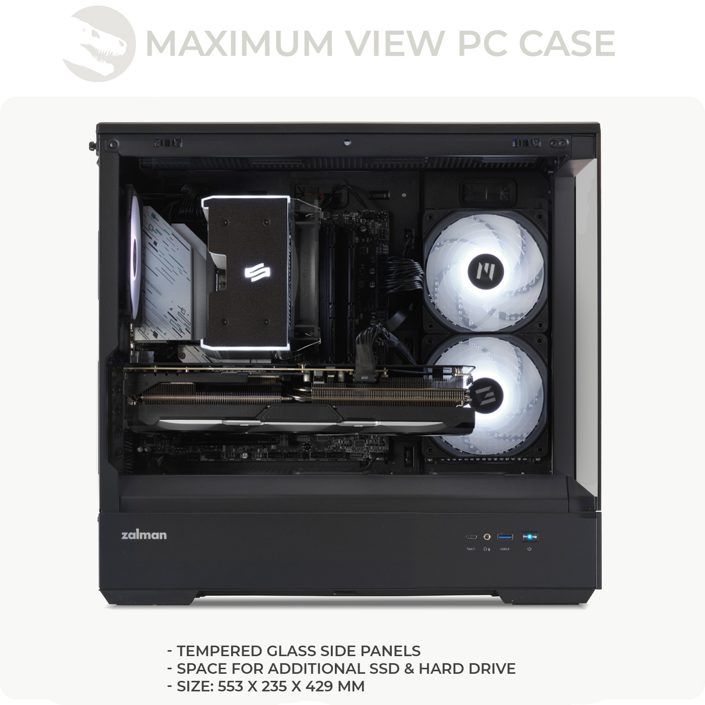 Gaming PC, AMD Ryzen 9 5900X, Radeon RX 7800 XT | Sedatech