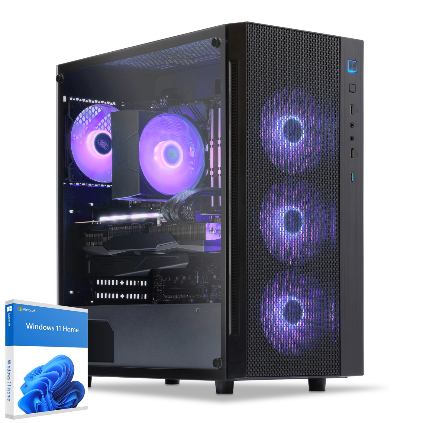 Gaming PC, AMD Ryzen 7 9800X3D, Geforce RTX5080