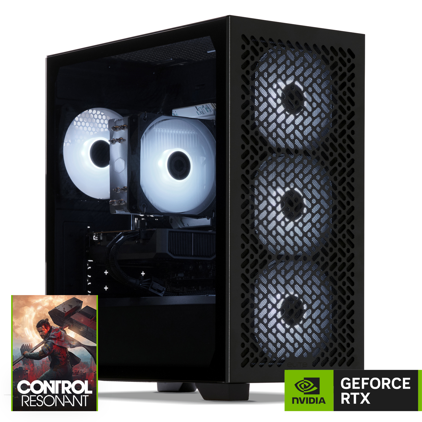 PC Gaming, Intel i5-14400F, Geforce RTX 5070 CONTROL Resonant Bundle