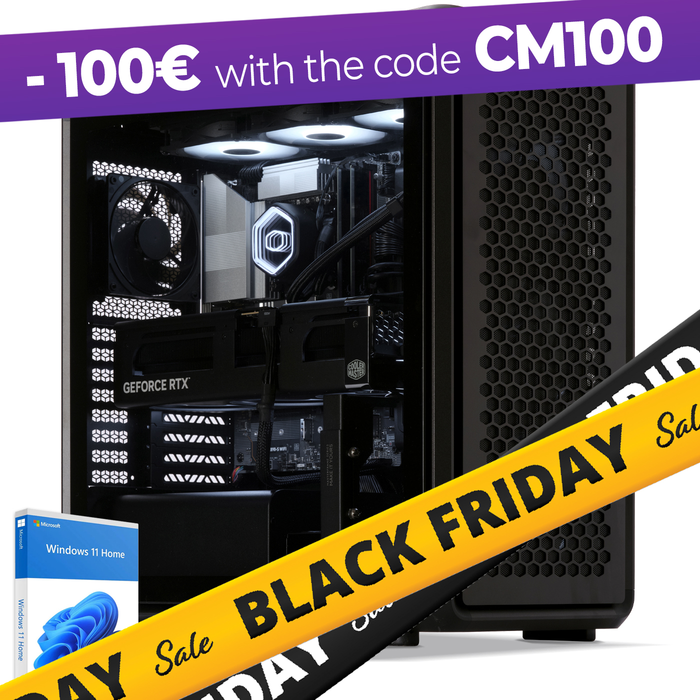 Gaming PC, Intel i7-12700KF, Geforce RTX5080