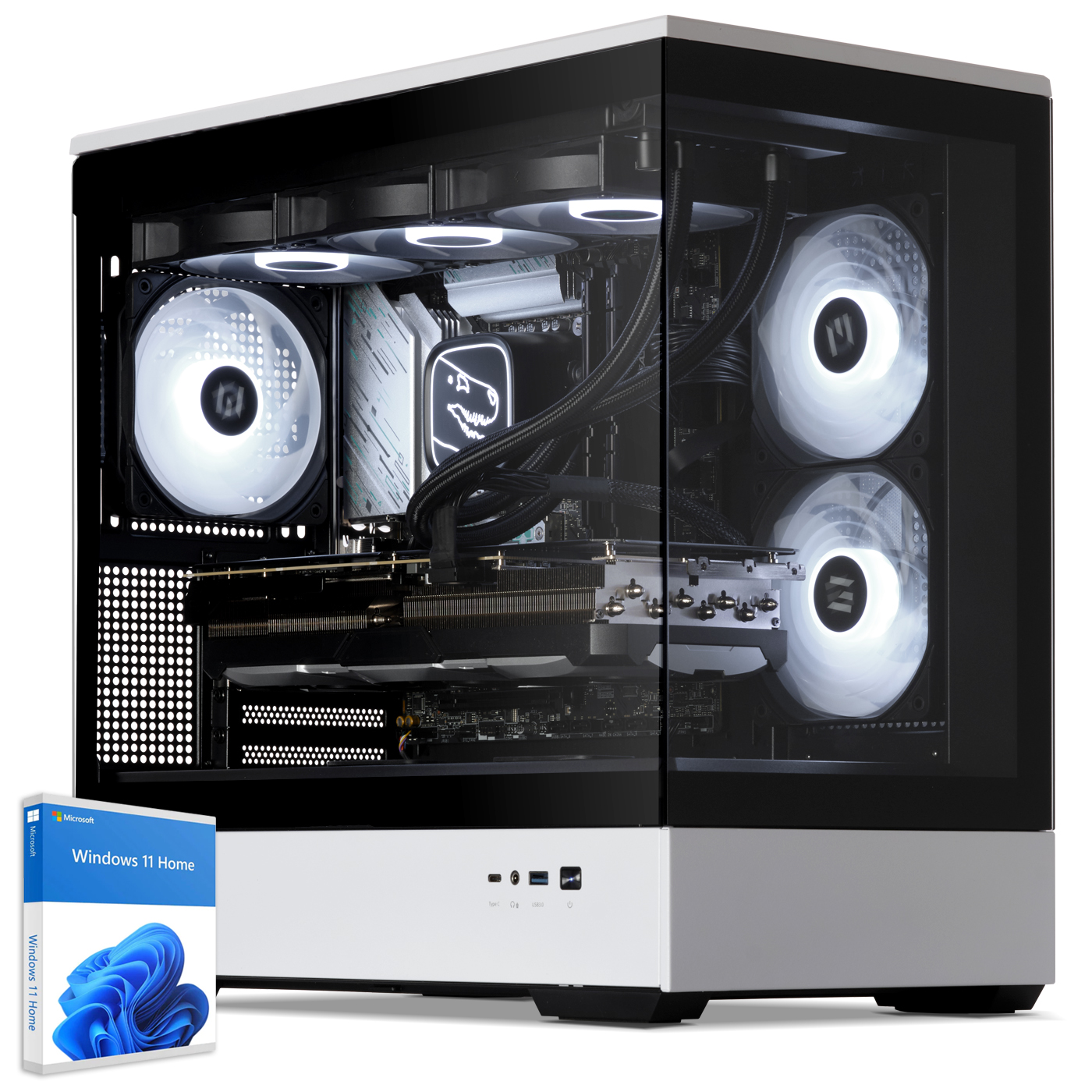 Gaming PC, AMD Ryzen 7 9700X, Geforce RTX5080
