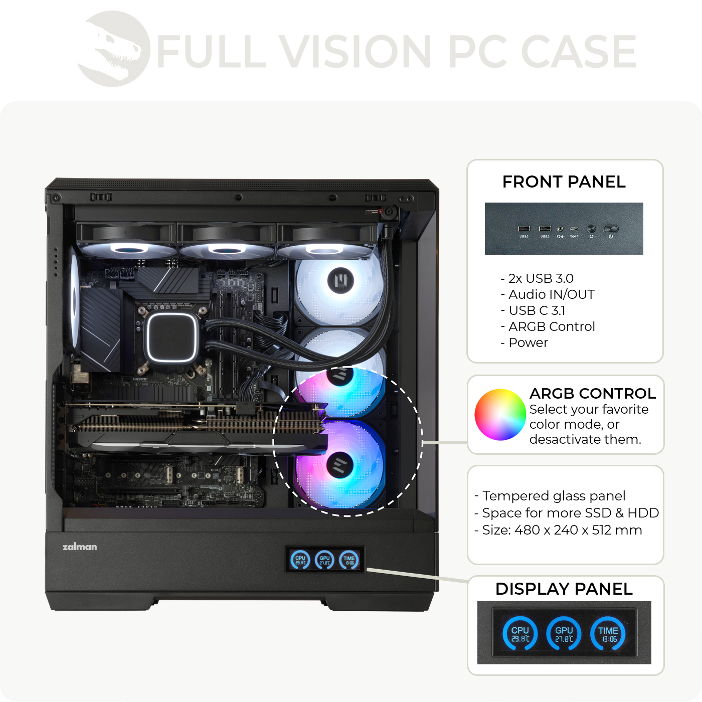 Gaming PC, AMD Ryzen 7 9700X, Geforce RTX5070Ti