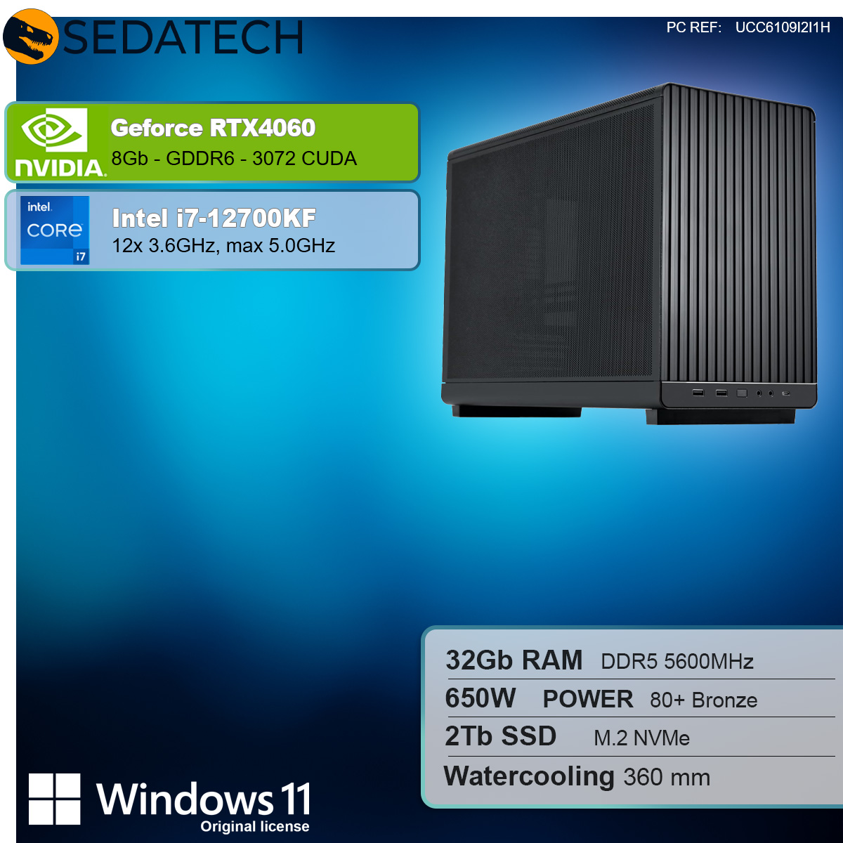 Workstation, Intel i7-12700KF, Geforce RTX4060 Workstation, Intel i7-12700KF, Geforce RTX4060