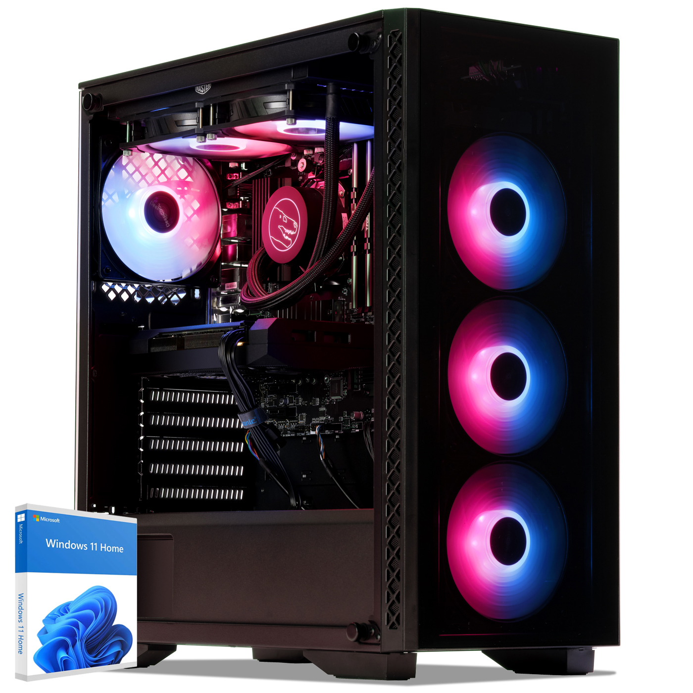Gaming PC, Intel i5-14400F, Radeon RX 7800XT