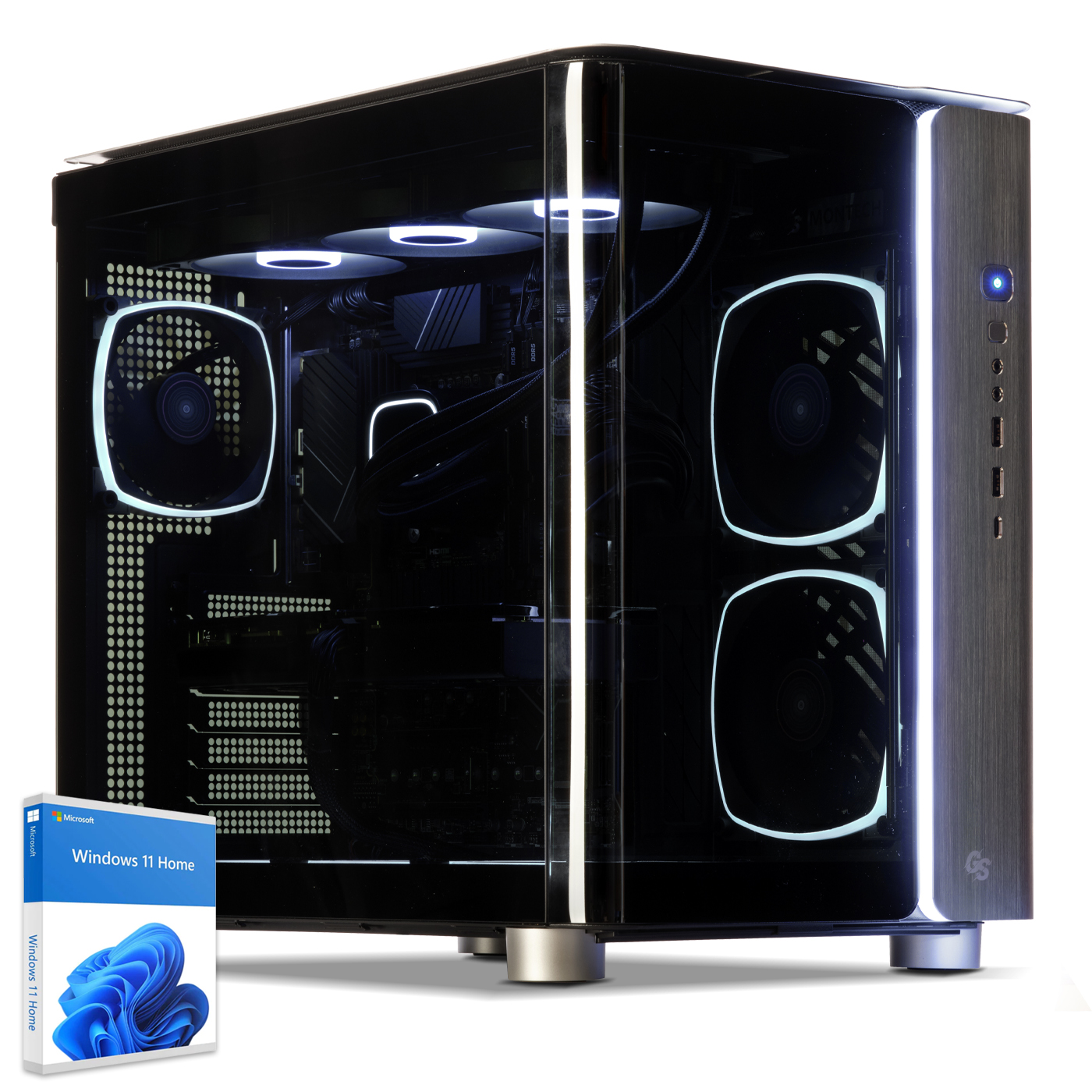 Gaming PC, AMD Ryzen 7 9800X3D, Geforce RTX5080