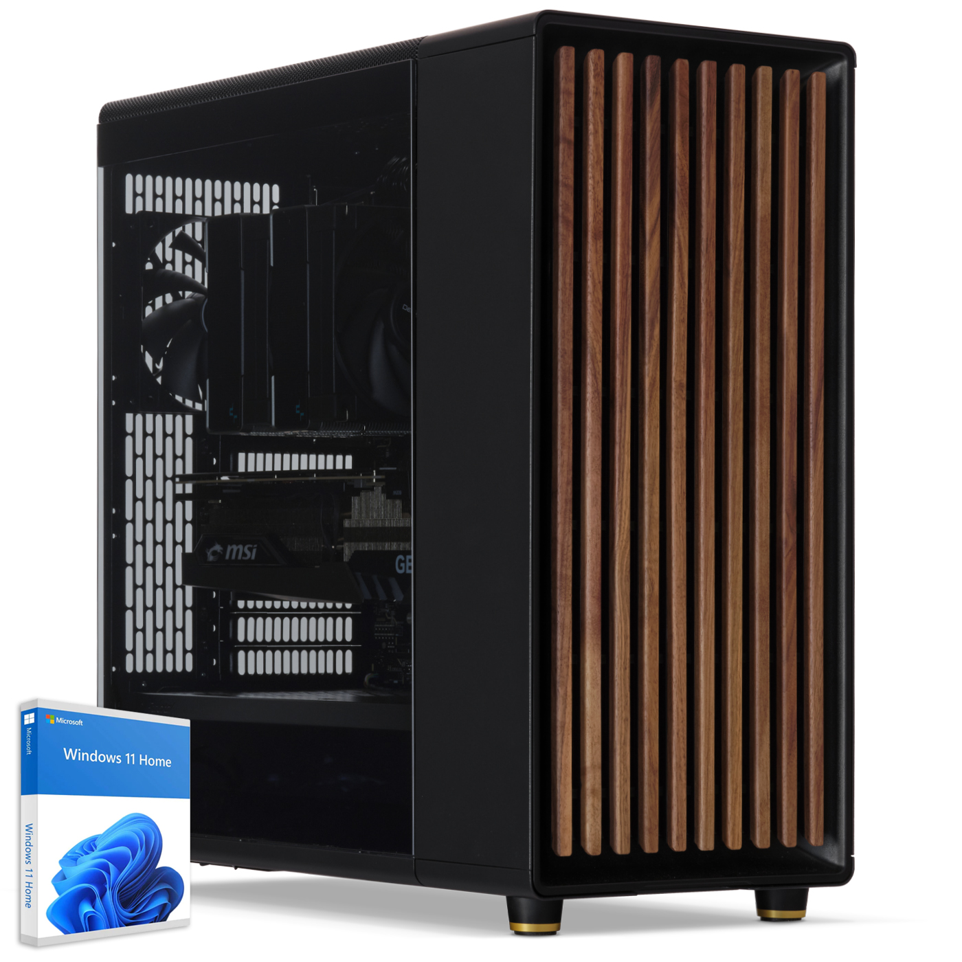 Gaming PC, AMD Ryzen 7 9700X, Geforce RTX4060