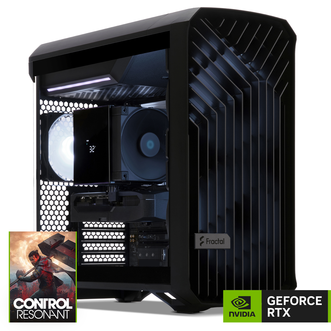 Workstation, Intel i5-14400F, Geforce RTX 5070Ti Control Resonant