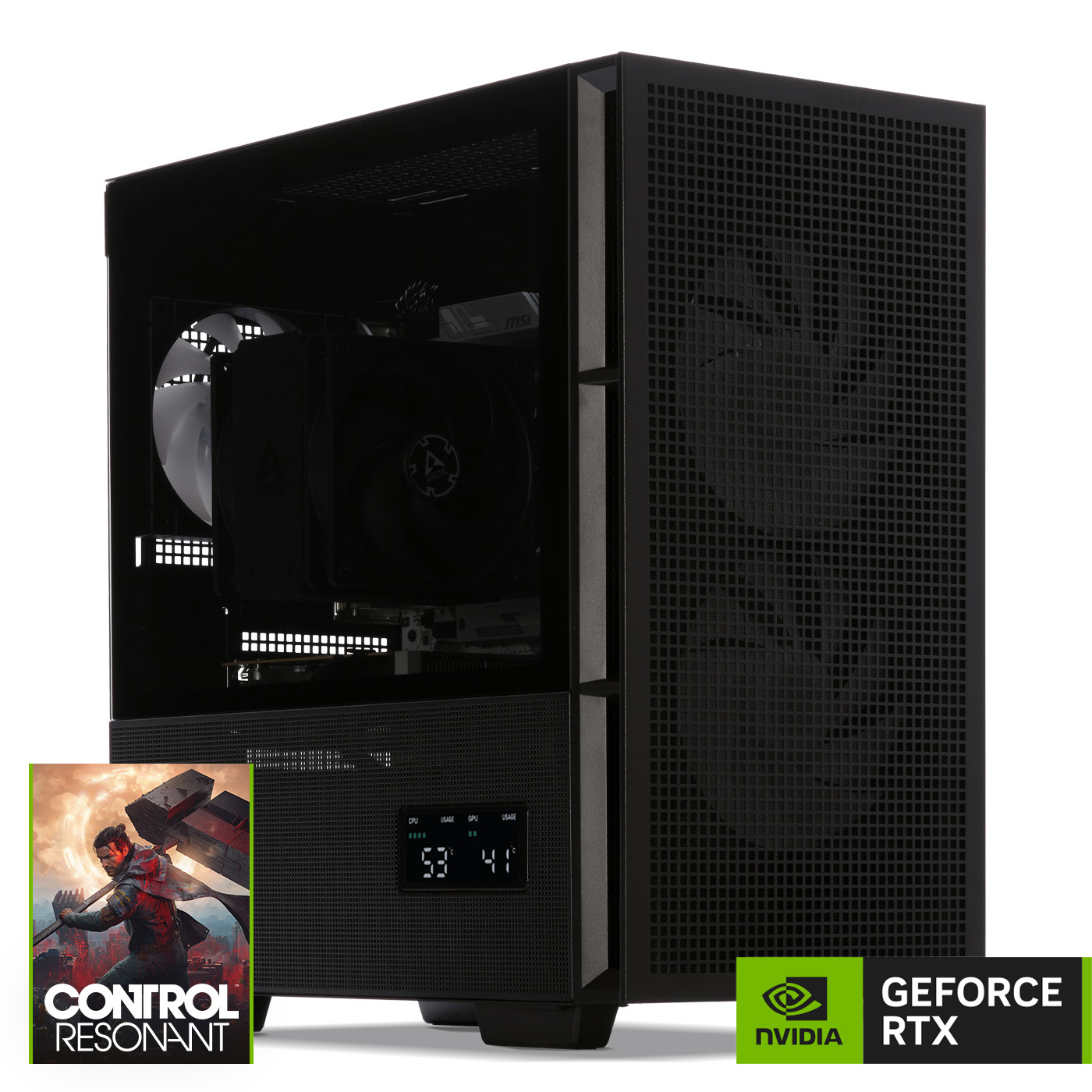 PC Gamer, Intel i7-14700KF, RTX 5070 CONTROL Resonant Bundle