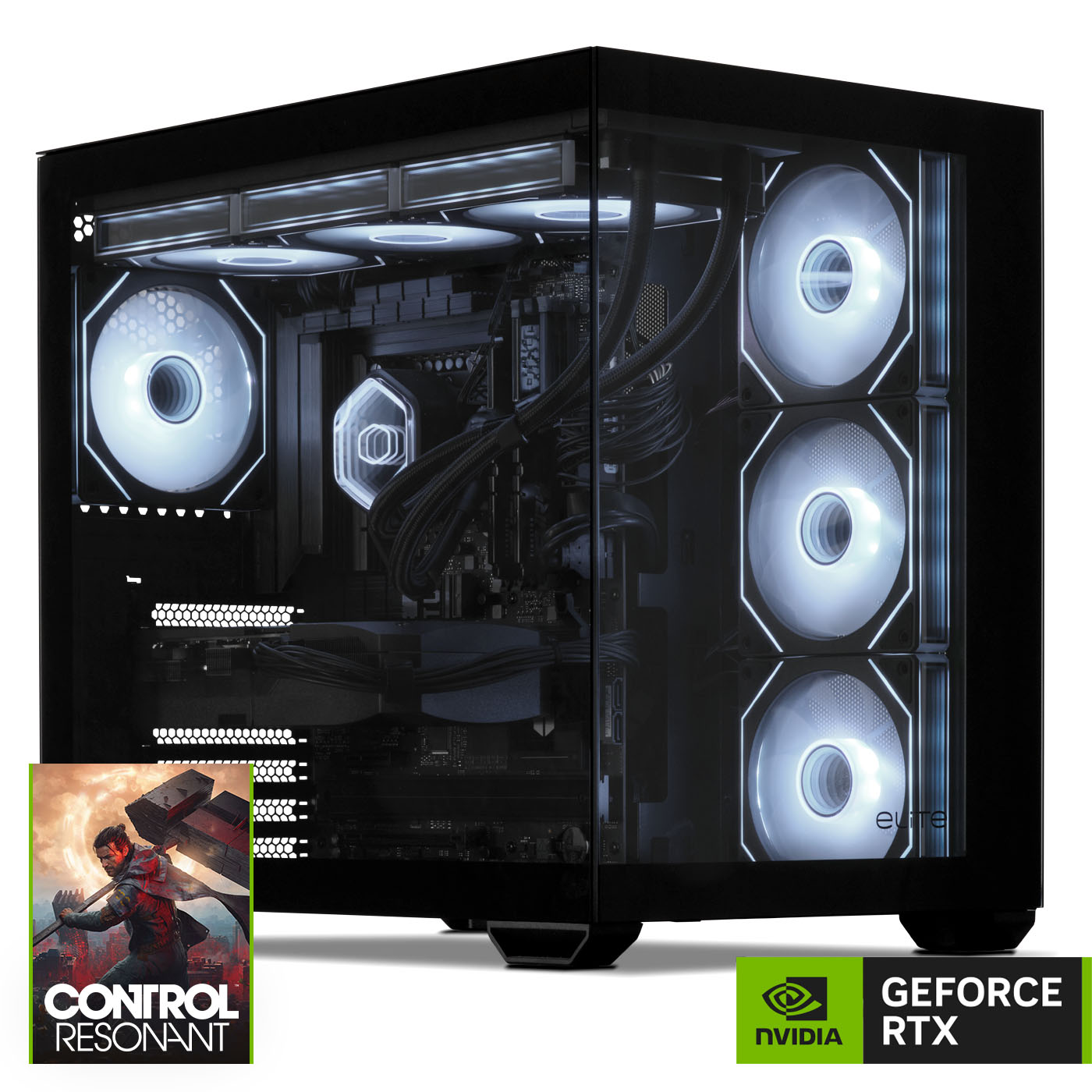 PC Gamer, AMD Ryzen 7 7800X3D, RTX 5070 Ti CONTROL Resonant Bundle