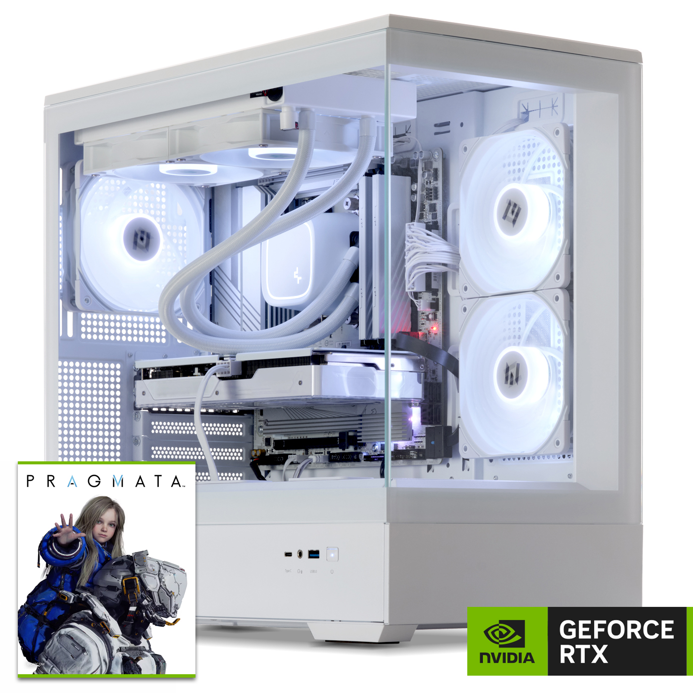Gaming PC, AMD Ryzen 5 7600X, Geforce RTX5070 Pragmata Bundle