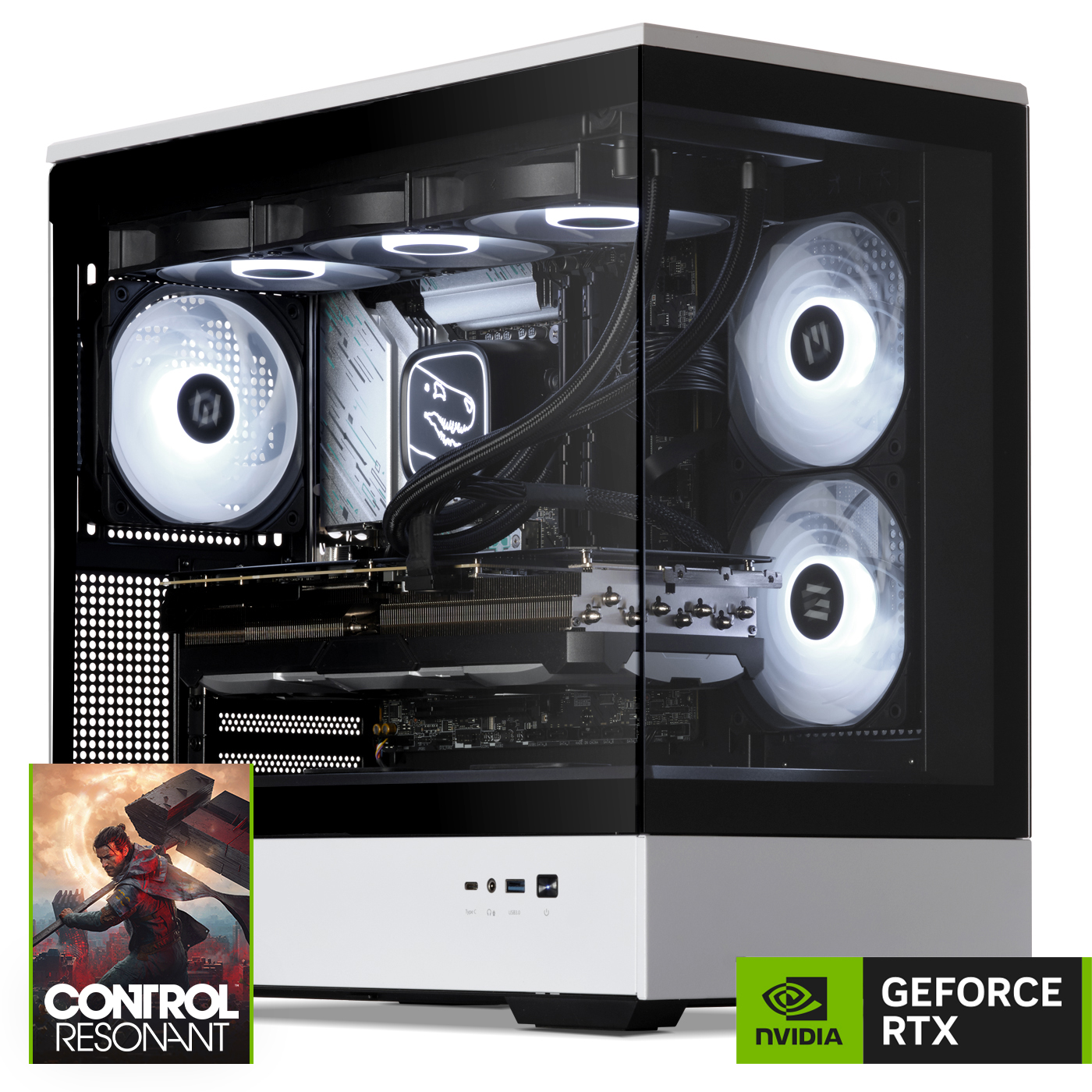 PC Gamer, AMD Ryzen 7 9700X, Geforce RTX 5080 Control Resonant