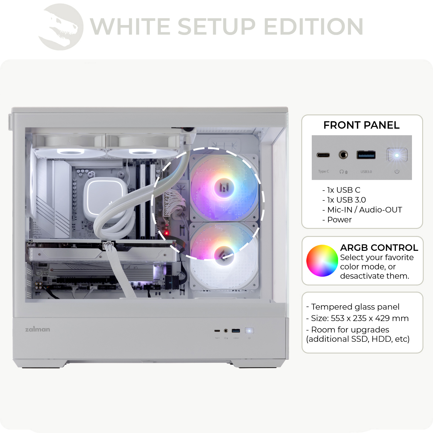 Gaming PC, AMD Ryzen 5 7500F, Geforce RTX4060Ti