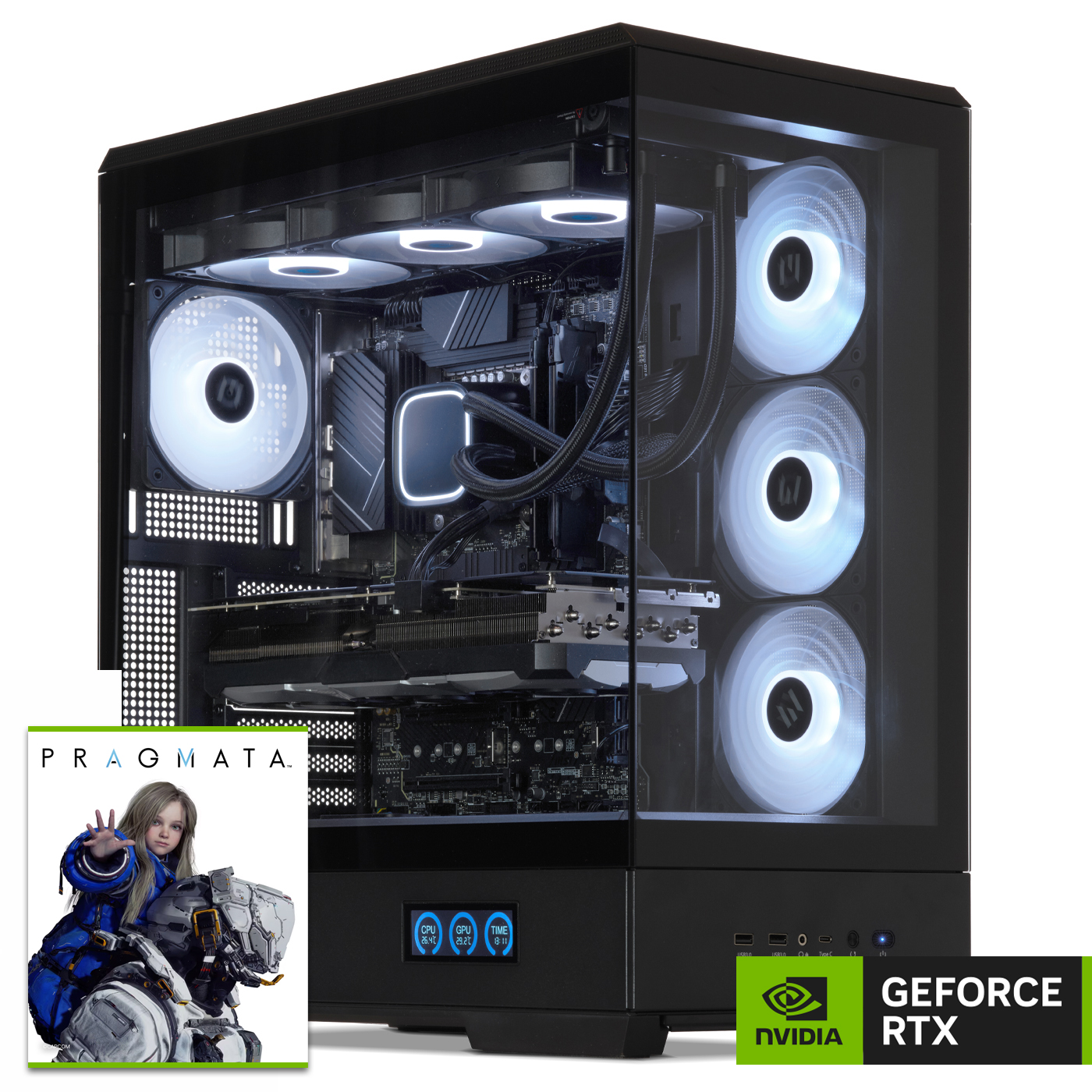 Gaming PC, AMD Ryzen 7 9700X, Geforce RTX5070Ti Pragmata Bundle