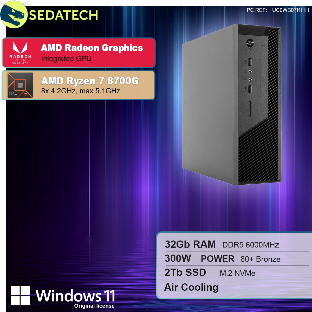 Mini-PC Evo, AMD Ryzen 7 8700G, Radeon Graphics Mini-PC Evo, AMD Ryzen 7 8700G, Radeon Graphics