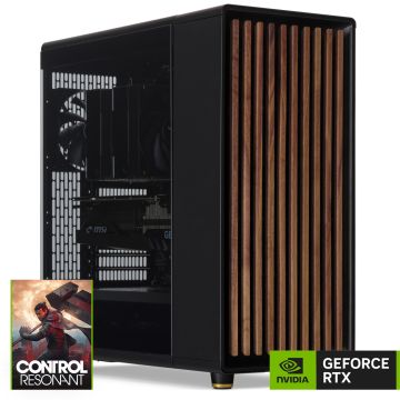 Workstation, AMD Ryzen 9 9900X, RTX 5070 CONTROL Resonant Bundle, MSI X870 e Fractal Design North