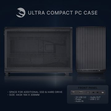 Mini-PC Pro, AMD Ryzen 7 5700X, RTX 5070 CONTROL Resonant Bundle, MSI B550 e Lian-Li A3