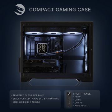 Gaming PC, AMD Ryzen 7 9800X3D, RTX 5070 Ti, MSI B850 en Phanteks XT M3