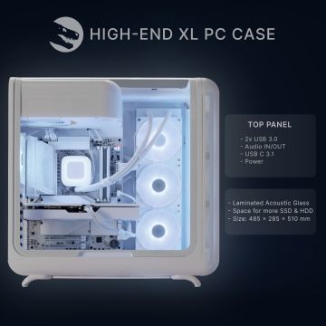 Gaming PC, AMD Ryzen 5 9600X, RTX 5060 Ti, Gigabyte B850 und Hyte X50