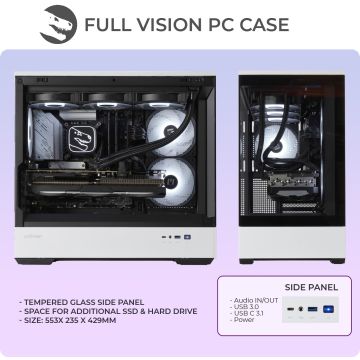 Gaming PC, Intel i5-14600KF, RTX 5060, MSI B760 en Zalman P30