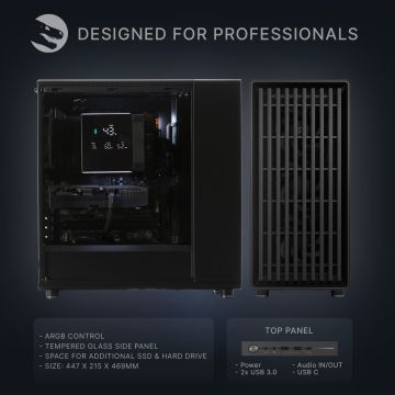 Workstation, Intel Core Ultra 9 285K, RTX 5070 CONTROL Resonant Bundle, MSI Z890 e Fractal Design North