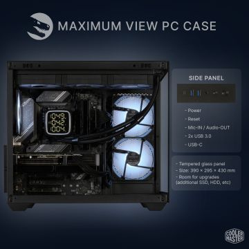 PC Gamer, AMD Ryzen 7 9800X3D, RX 9070 XT, Asus B850 et Cooler Master CD600