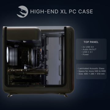 Gaming PC, Intel Core Ultra 5 250KF Plus, RTX 5070 Ti, Asus B860 en Hyte X50